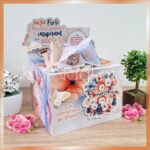 Dispenser com 50 pacotinhos de balinhas – dia das mulheres