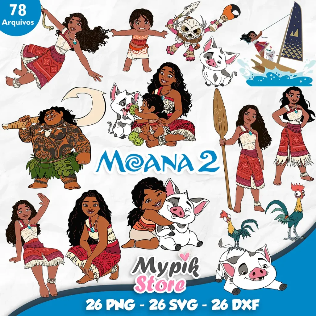 Kit Digital - Moana 2 - Imagem 1