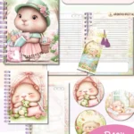 Kit Caderno Capivara Cute