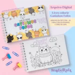 Livro de Colorir Gatinhos Fofos (arquivo digital)