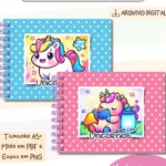 Livro de Colorir Unicornios Encantados