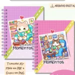 Livro de Colorir Colorindo Momentos