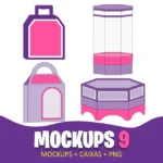 ARQUIVO MOCKUPS + CAIXA + PNG cod9