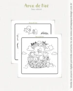 Livro colorir Arca de Noé