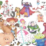 Kit Digital - Toy Story Aquarelado
