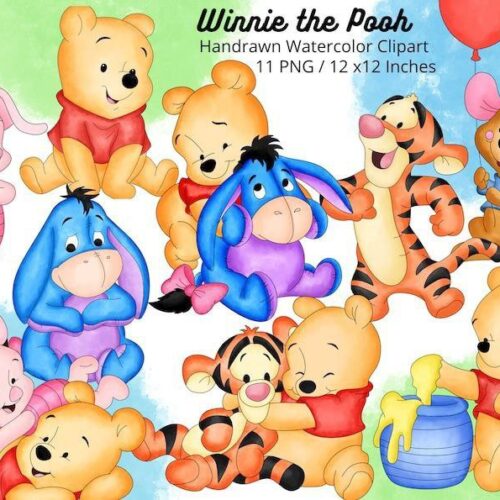 Kit Digital - Ursinhos Pooh