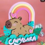 Arquivo de Corte Topo de Bolo Capivara