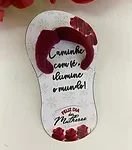 Card chinelinho Dia das mulheres