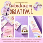 Kit embalagens criativas