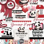 Panda Mania - Kit Digital Doramas