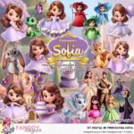 Kit Digital 3D Princesinha Sofia