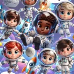 Kit Digital Astronautas - 95 elementos