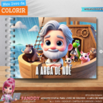 Kit Digital Livro de Colorir - Arca de Noé