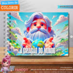 Kit Digital para Colorir - A criação do mundo