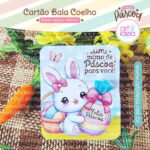 Arquivo Digital - Cartão Bala Coelho Páscoa