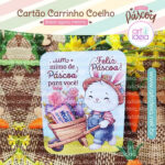 Arquivo Digital - Cartão Carrinho Coelho Páscoa