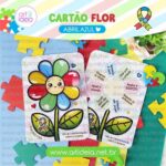 Arquivo Digital - Cartão Pétalas Flor Autismo