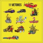 Kit Vetor Corrida Maluca
