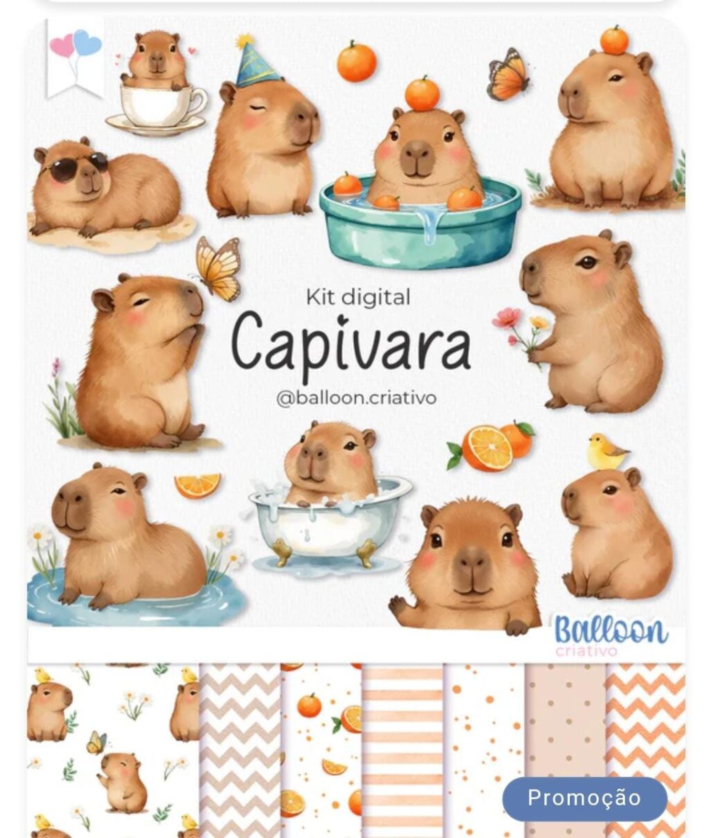 Kit digital Capivara - Imagem 1
