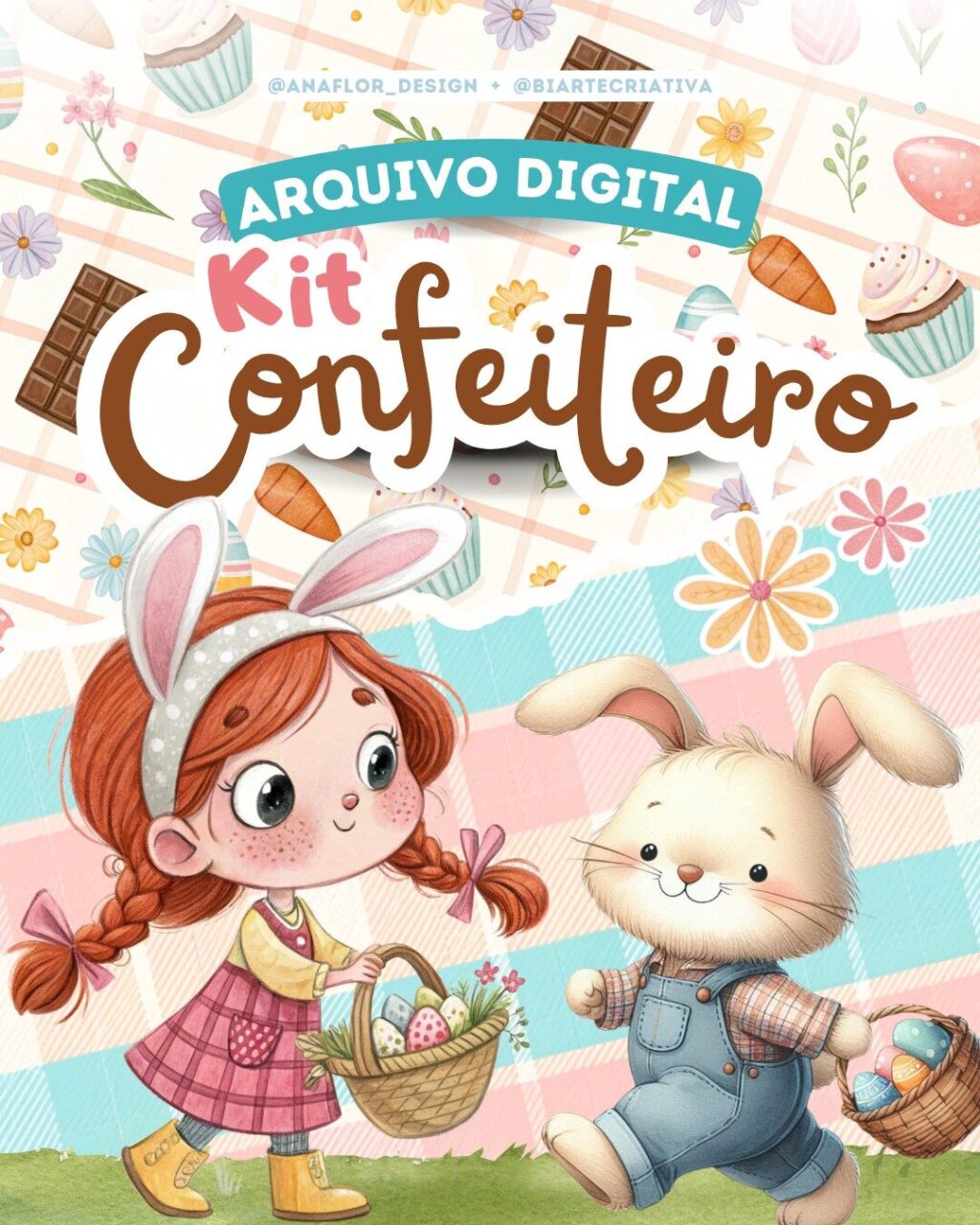 NOVO! Arquivo Kit Mini Confeiteiro | Páscoa 2025 - Imagem 1