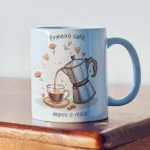 Arte Digital "Primeiro café, depois o resto"