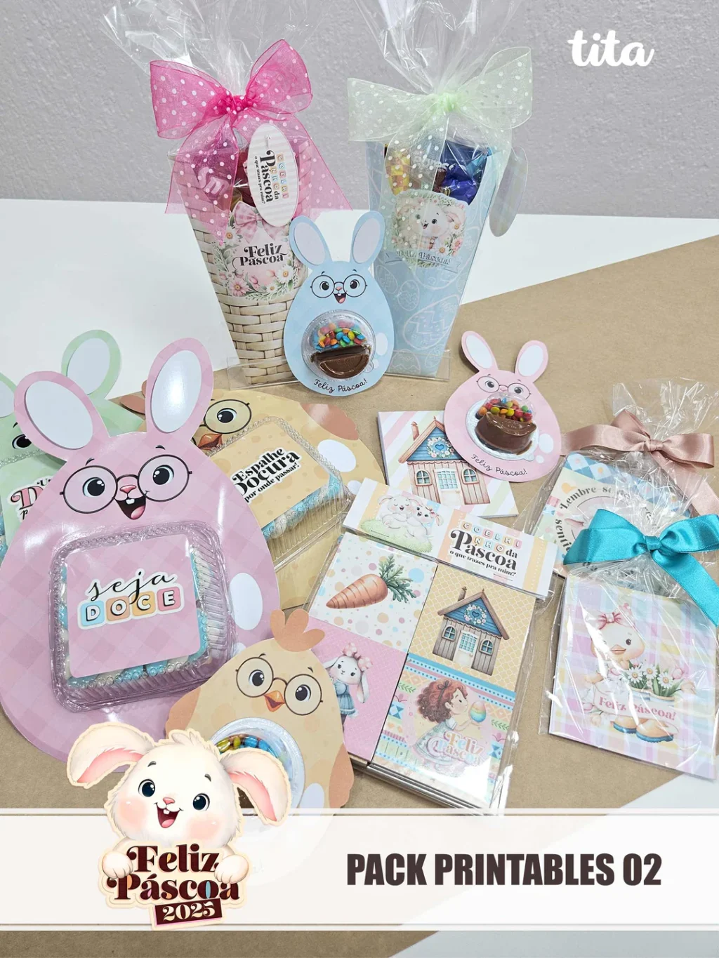 Páscoa 2025 - Pack Printables 02 - Imagem 1