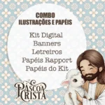 Páscoa Cristã 2025 - Combo de Ilustrações e Papéis