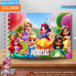 Kit Digital Livro de colorir - Princesas Disney