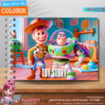 Kit Digital Livro de colorir - Toy Story