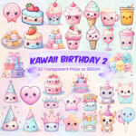 Kit Digital  Kawaii Birthday