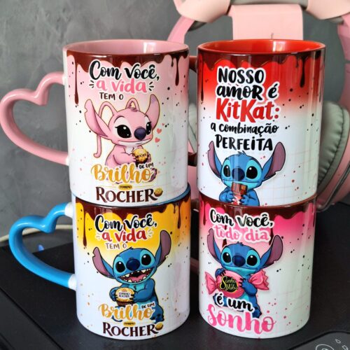 Kit Digital – Amor de Chocolate Stitch