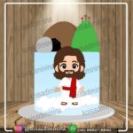 Arquivo digital Topo de bolo Jesus cute