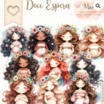Kit Digital Ilustrações Doce Espera