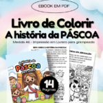 Livrinho de Colorir - A história da Páscoa