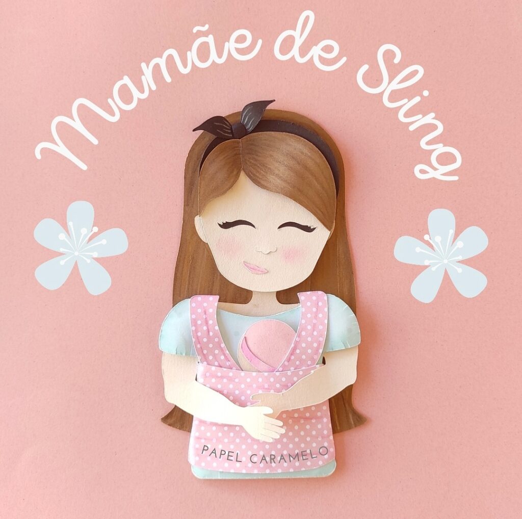 Topo de bolo Mamãe Sling - Imagem 3
