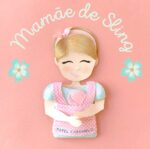 Topo de bolo Mamãe Sling - Imagem 4