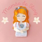 Topo de bolo Mamãe Sling - Imagem 2