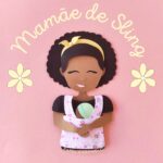 Topo de bolo Mamãe Sling