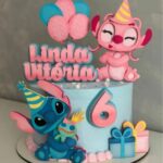 ARQUIVO DE CORTE TOPO DE BOLO LILO E STITCH