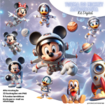 Kit Digital - Turma do Mickey Astronauta