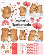 Kit Digital Capivara Apaixonada