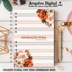 COMBO DIGITAL CAPAS COM O TEMA DO CONGRESSO 2025 – ADORAÇÃO PURA – FEMININO - Imagem 2