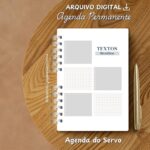 KIT DIGITAL AGENDA DO SERVO – MODELO ALFABETO – AZUL - Imagem 7