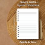 KIT DIGITAL AGENDA DO SERVO – MODELO ALFABETO – AZUL - Imagem 5