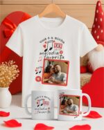 Pacote de Artes Caneca Camisa Azulejo Namorados V5 COM FOTO - Imagem 13