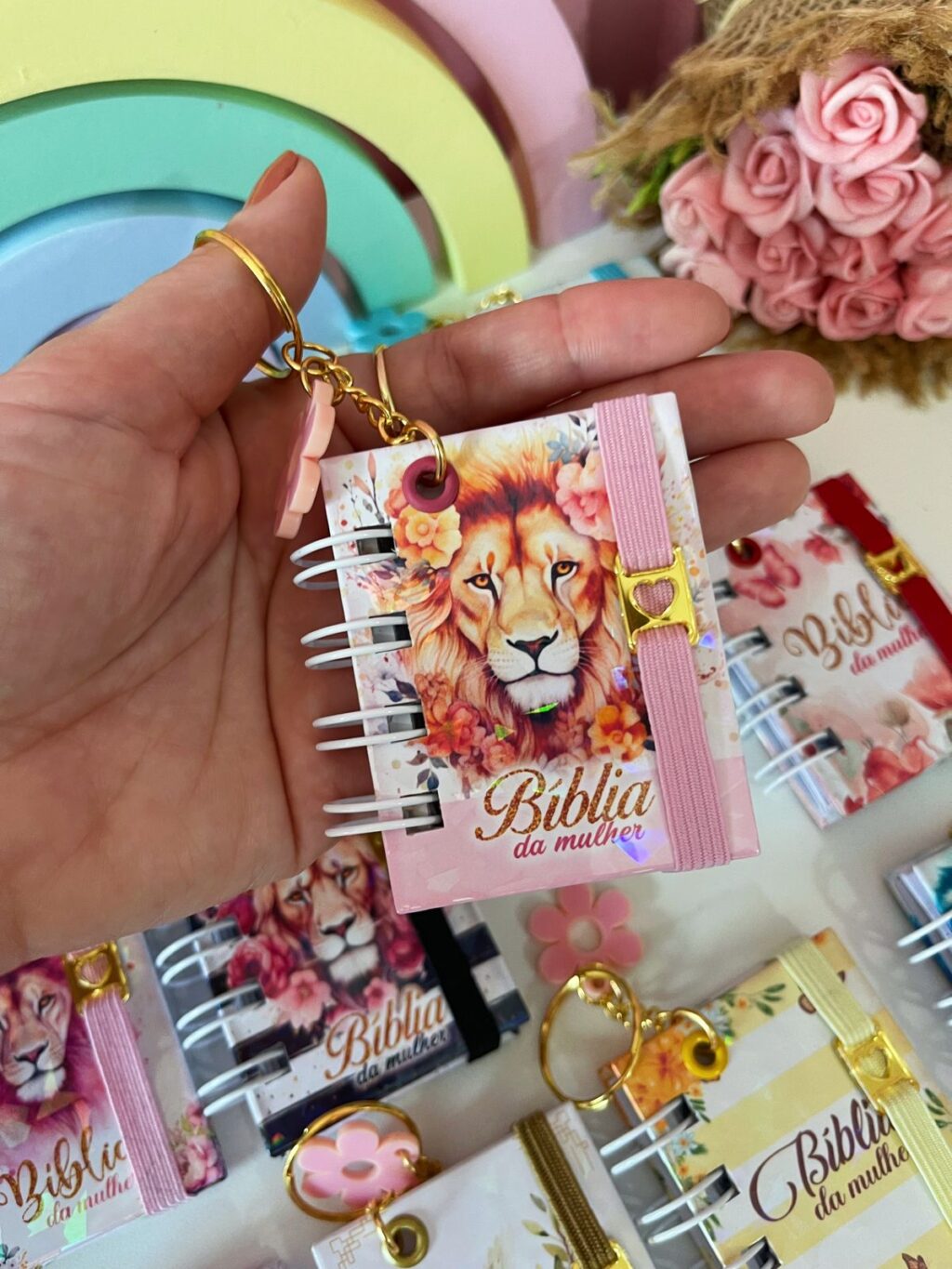 Pack Mini Bíblia Chaveiro - Imagem 6