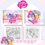 Livro de Colorir MY LITTLE PONEY