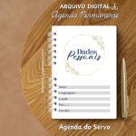 KIT DIGITAL AGENDA DO SERVO – MODELO ALFABETO – AZUL - Imagem 2