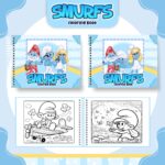 Livro de Colorir SMURFS