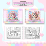 Livro de Colorir PORCO ESPINHO FOFINHA